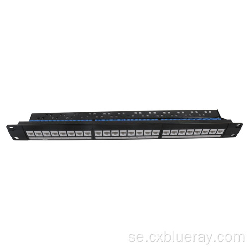 Full Loaded 24ports Rack Non Shielded Patch Panel